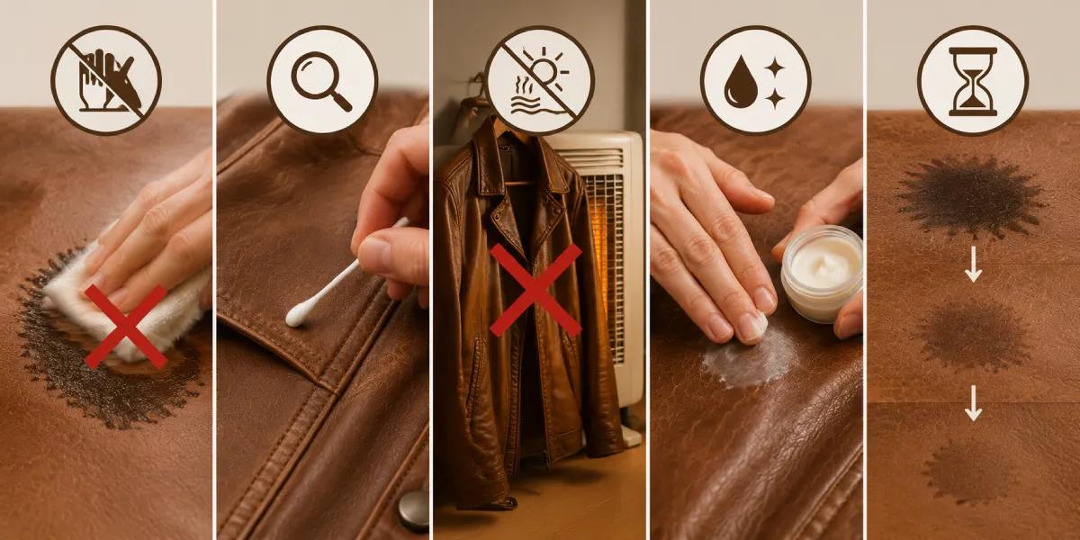 Step by Step Removing Oil Stain From Leather the Right Way