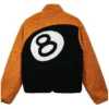 Stussy Orange Sherpa Jacket