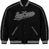 Supreme Black Wool Varsity Jacket