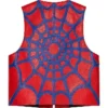 Supreme x Vanson Spider Web Leathers Vest Back