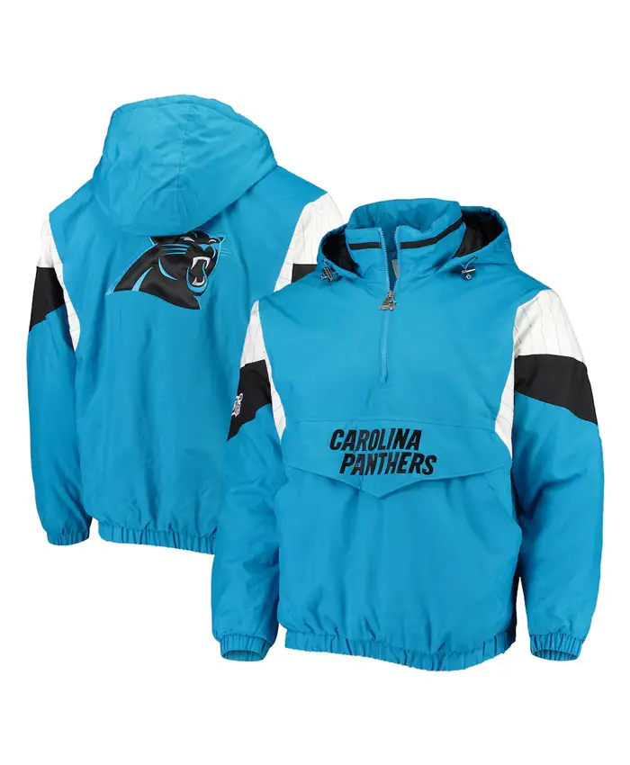Team NFL Carolina Panthers Starter Blue Jacket For Men and Women