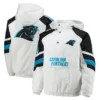 Team NFL Carolina Panthers Starter White Jacket For Men and Women
