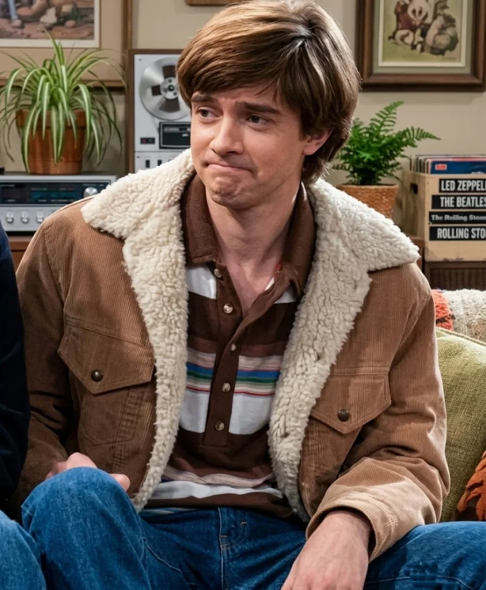 That 70s Show Eric Forman Brown Shearling Jacket