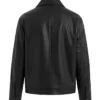 Tom Holland Spider-Man Premiere Black Leather Jacket Back