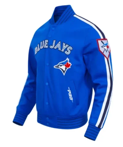Toronto Blue Jays Logo Game Day Double Knit Full Snap Jacket