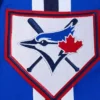 Toronto Blue Jays Logo Game Day Double Knit Full Snap Royal Varsity Jacket