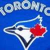 Toronto Blue Jays Logo Game Day Double Knit Full Snap Varsity Jacket