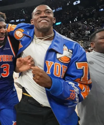 Trey Jemison NBA Finals New York Knicks Leather Jacket