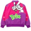 Trix Nascar Jacket with Bold Racing Graphics and Iconic Embroidered Patches For Sale