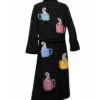 Tyler Durden Fight Club Bath Robe Black Back