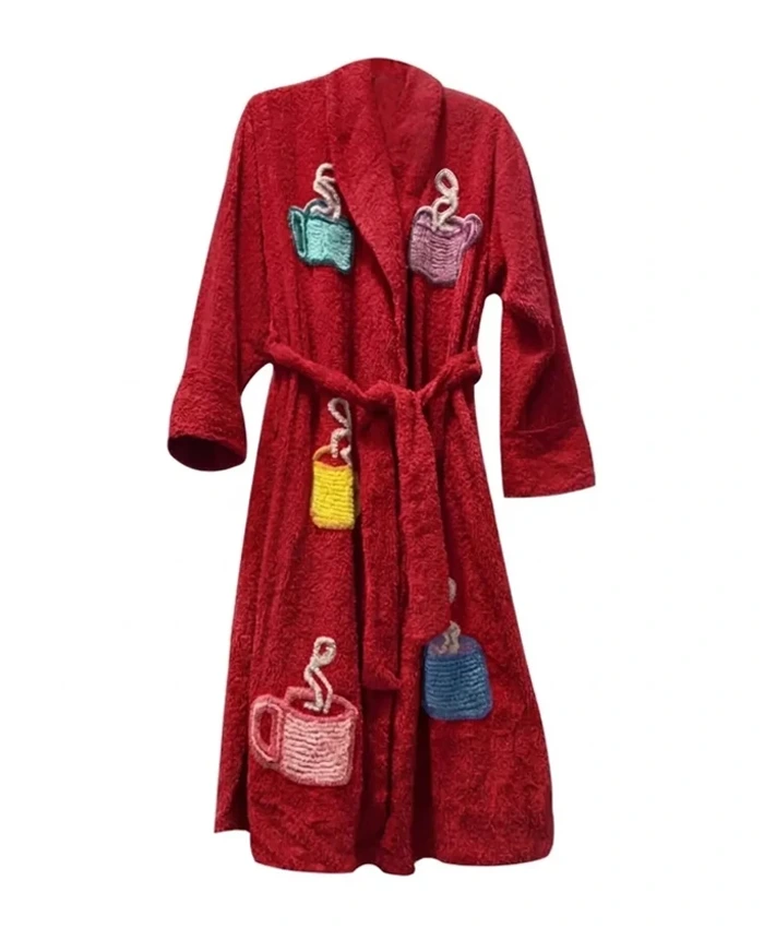 Tyler Durden Fight Club Bath Robe Maroon