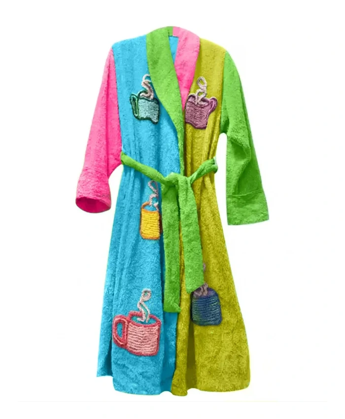 Tyler Durden Fight Club Bath Robe Multicolor Front