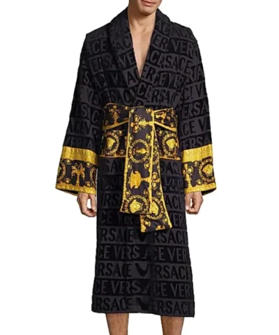 Unisex Coupe Versace Robe In Black