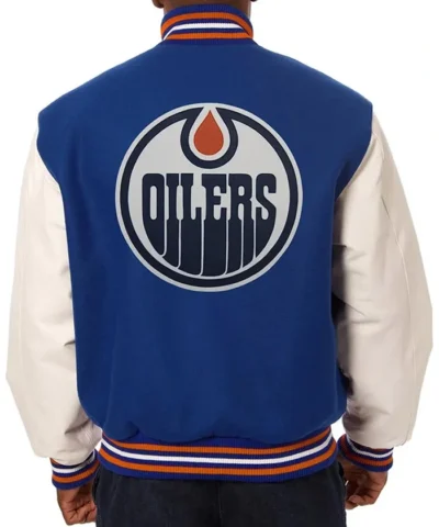 Varsity Edmonton Oilers Varsity Jacket