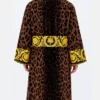 Versace Barocco Belted Robe back