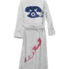 White Classic Connection Bathrobe