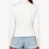 Shop White Leather Motorcycle Jacket for Womens