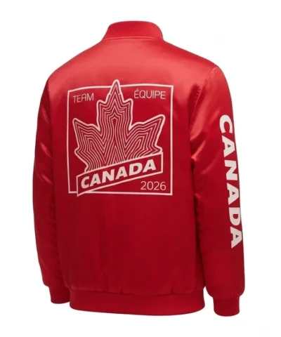 Winter Olympics 2026 Lululemon Team Canada Red Bomber Jacket