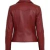 Womens Asymmetrical Leather Jacket For Sale