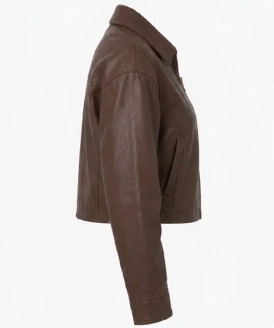 Womens Brown Leather Jacket