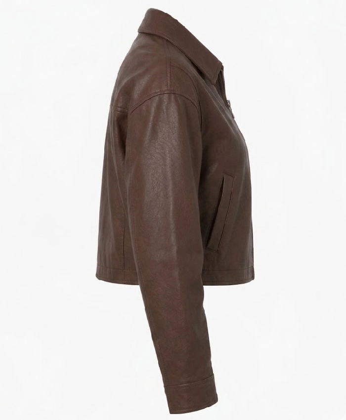 Womens Brown Leather Jacket