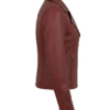 Womens Leather Asymmetrical Jacket For Sale