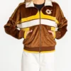 Womens San Diego Padres The Wild Collective Velvet Cord Full Zip Jacket