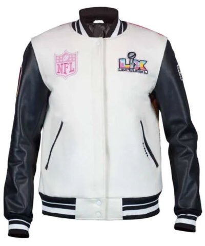Womens San Francisco Bay Super Bowl LX Varsity Jacket
