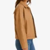 Buy Womens Slochy Tan Leather Jacket