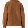 Womens Tan Suede Jacket