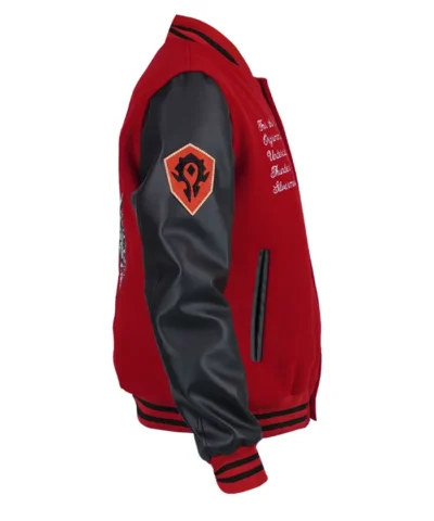 World of Warcraft Horde Varsity Jacket 1