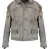 Yellowstone Origin 1883 Ennis Fringe Suede Leather Jacket Shoot front
