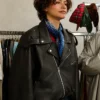Zendaya Black Biker Jacket