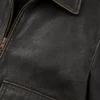 Mens Distressed A2 Leather Bomber Jacket
