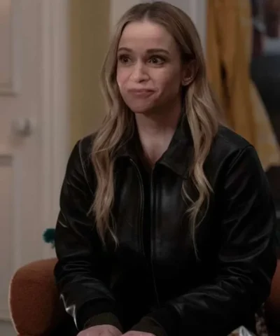 AJ Cook Criminal Minds Jennifer Jareau Black Leather Jacket