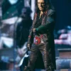 Alice Cooper Rockhal Luxembourg Baroque Jacquard Pattern Black Gothic Victorian Brocade Coat