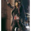 Alice Cooper Rockhal Luxembourg Baroque Jacquard Pattern Black Gothic Victorian Brocade Frock Coat