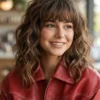 Allie Hayes Off Campus TV Series Mika Abdalla Red Leather Jacket