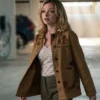 Amalia Williamson You are Killing Me Andrea Walker Brown Printed Cotton Jacket