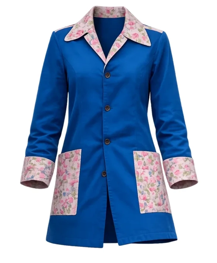 Anne Hathaway TV Movie The End of Oak Street 2026 Denise Blue Coat
