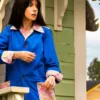 Anne Hathaway TV Movie The End of Oak Street Denise Floral Coat