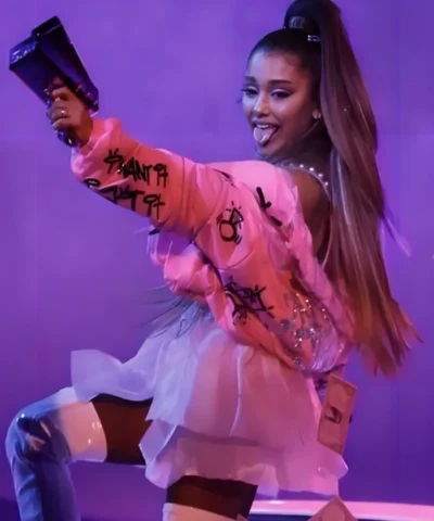Ariana Grande 7 Rings Pink Jacket