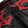 Auracles x Pelle Pelle Topography Black Leather Jacket