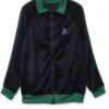 Avengers Doomsday Russo Brothers Oversized Black Velvet Jacket