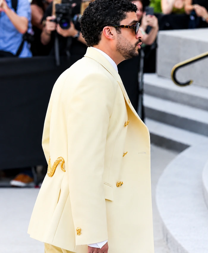 Bad Bunny Paris Fashion Week Suit