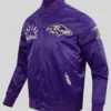 Baltimore Ravens Modern Originals Purple Satin Jacket