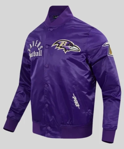 Baltimore Ravens Modern Originals Purple Satin Jacket