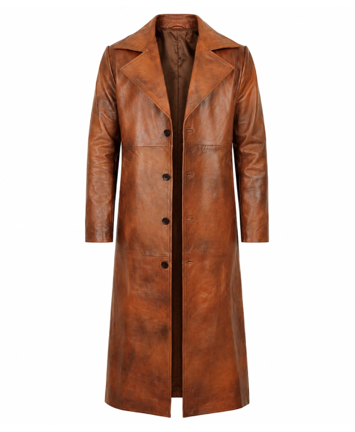 Ben Affleck Batman Nightwalker Brown Coat