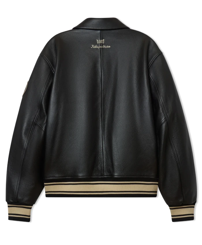 Bero X KidSuper Black Leather Jacket