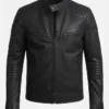 Black Biker Leather Jacket